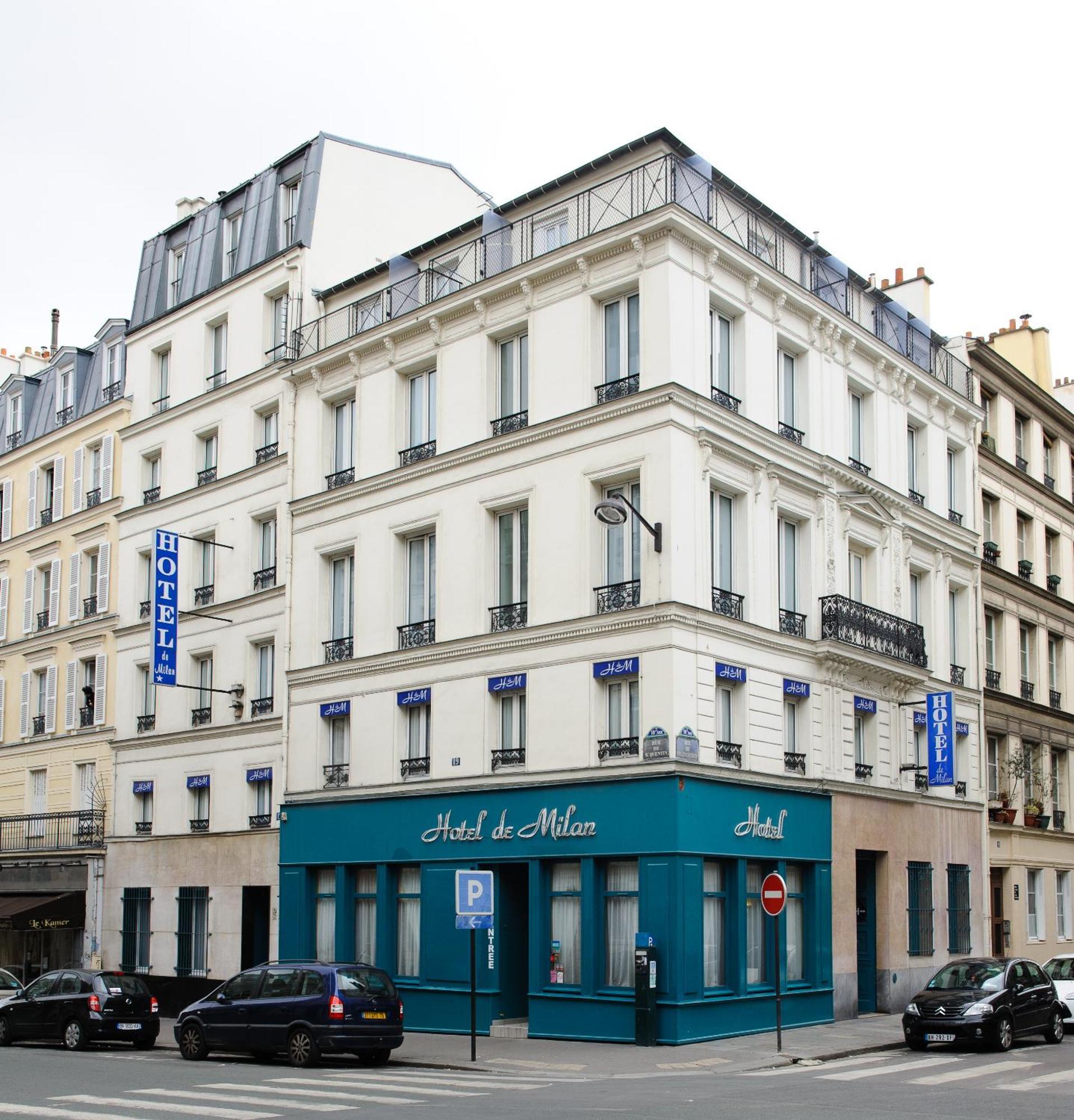 Hotel De Milan Париж Екстер'єр фото